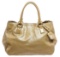 Prada Beige Patent Leather Expandable Two-Way Shoulder Bag
