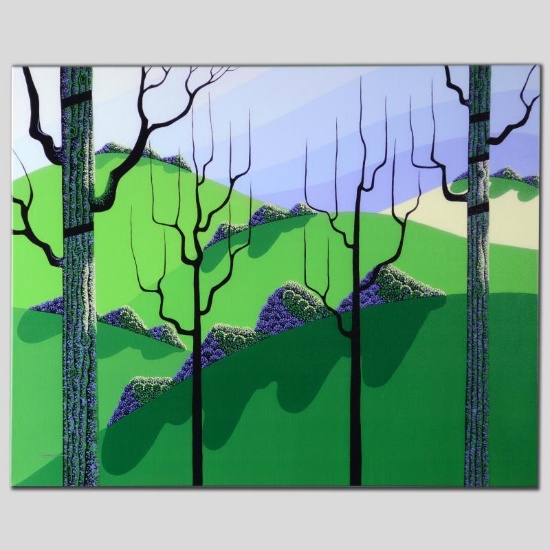 "Over Hills" Limited Edition Giclee on Canvas by Larissa Holt, Numbered and Sign