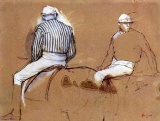 Edgar Degas - Two Jockeys