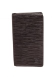 Louis Vuitton Black Epi Leather Passport Agenda Wallet