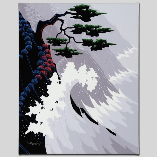 "Tsunami" Limited Edition Giclee on Canvas by Larissa Holt, Numbered and Signed.