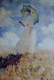 Claude Monet - Lady with Umbrella