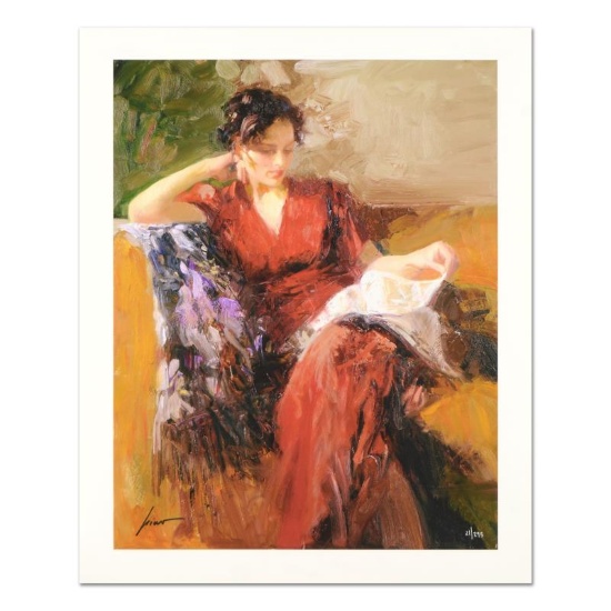 Pino (1939-2010) "Resting Time" Limited Edition Giclee. Numbered and Hand Signed