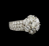 14KT White Gold 3.17 ctw Diamond Ring