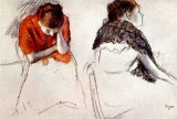 Edgar Degas - Two Women Seated