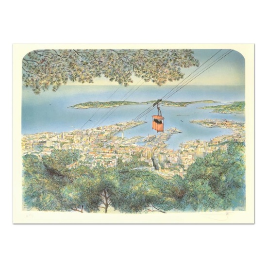 Rolf Rafflewski, "Toulon" Limited Edition Lithograph, Numbered and Hand Signed.