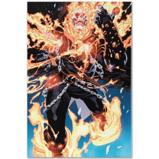 Marvel Comics "Ghost Rider #28" Numbered Limited Edition Giclee on Canvas by Tan