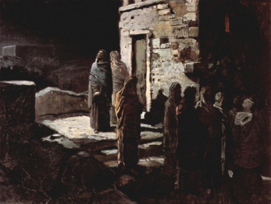 Nikolai Nikolaevich Ge - Christ Enters Garden of Gethsemene