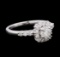 0.98 ctw Diamond Ring - 14KT White Gold