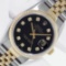 Rolex Datejust 36 Yellow Gold And SS Black Diamond VS Oyster Perpetual