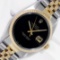 Rolex Datejust Mens 36 Black Onyx 18K/SS Oyster Perpetual Serviced Polished