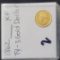 1862 $1 Gold Dollar Coin T-3 XF