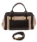Chole Brown Black Mini Leather Alice Shoulder Bag