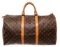 Louis Vuitton Brown Keepall 50cm Travel Bag