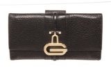 Gucci Black Leather Long Wallet