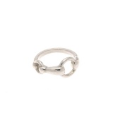 Hermes Silver US 5.5 Ring