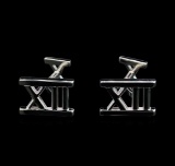 Tiffany & Co. 18KT White Gold Cuff Links