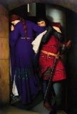 Frederick Burton - Meeting On The Turret Stairs