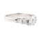 0.62 ctw Diamond Ring - 14KT White Gold