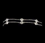 1.25 ctw Diamond Bracelet - 14KT White Gold