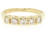 Classic 14kt Yellow Gold 0.75 ctw Diamond Wedding Band