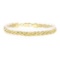 Five Strand Braided Bracelet - 18KT Yellow Gold