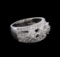 0.97 ctw Diamond Ring - 14KT White Gold