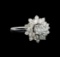 1.27 ctw Diamond Ring - 14KT White Gold