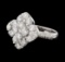 2.12 ctw Diamond Ring - 14KT White Gold