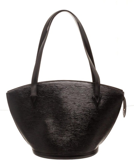 Louis Vuitton Black St. Jacques GM Tote Bag