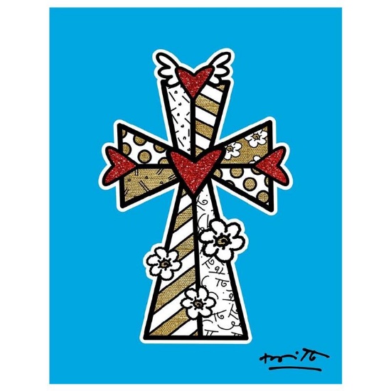 Blessings (Blue) by Britto, Romero