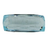 7.23 ct.Natural Cushion Cut Aquamarine