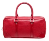 Louis Vuitton Red Epi Leather Vivienne Satchel