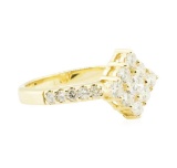 1.00 ctw Diamond Ring - 14KT Yellow Gold