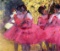 Edgar Degas - Dancers In Pink Between The Scenes