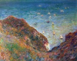Claude Monet - On the Cliffs of Pour Ville, Fine Weather