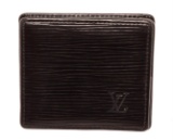 Louis Vuitton Black Epi Boite Coin Wallet