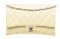 Chanel White Patent Flap Shoulder Bag