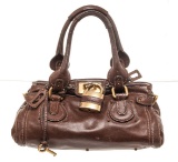 Chloe Brown Leather Paddington Shoulder Bag