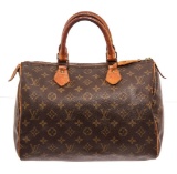 Louis Vuitton Brown Speedy 30cm Satchel Bag