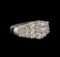 14KT White Gold 1.00 ctw Diamond Ring