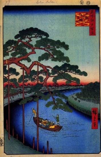 Hiroshige  - Five Pine