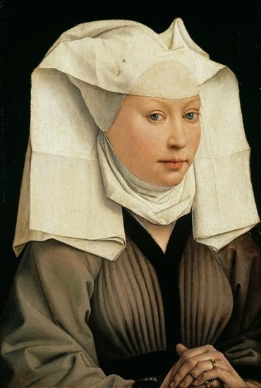 Weyden - Portrait of a Woman with a Winged Bonnet