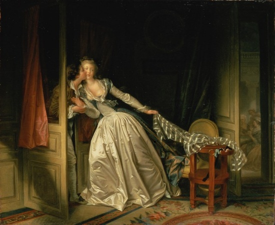Jean-Honorï¿½ Fragonard - The Stolen Kiss