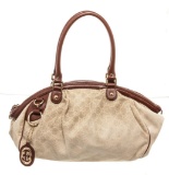 Gucci Brown Canvas Shoulder Bag