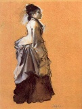Edgar Degas - Young Lady In The Road Costume