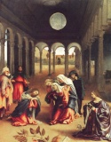 Lorenzo Lotto - Christ Bids Farewell to His Mother