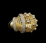 14KT Yellow Gold 0.98 ctw Diamond Ring