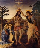 Andrea del Verrocchio - Baptism of Christ