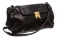 Miu Miu Black Grained Leather Fold Over Crossbody ToteBag